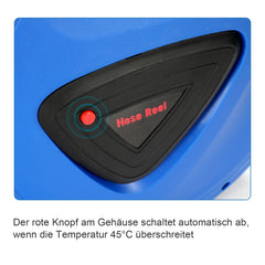 SWANEW Automatik Kabelaufroller 20M+1.5M Kabelaufroller, Kabeltrommel mit Stopfunktion,Verlängerungskabe, mit 180° drehbar Wandhalterung, für Wandmontage