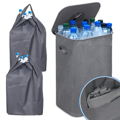 SWANEW 100L pfandflaschen, aufbewahrung, Flaschensammler, Faltbarer Fächer Sammelbehälter