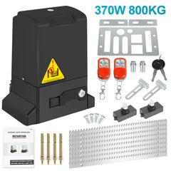 SWANEW Elektrisch Schiebetorantrieb, Toröffner Electric Torantrieb 370W 800KG Toranlage