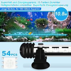 SWANEW LED Aquarium Beleuchtung18cm-112cm Aquarium Lampe RGB Aquariumleuchte