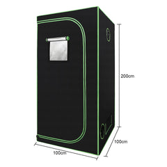 SWANEW Grow Zelt, Growschrank für Homegrow, Indoor Anbauzelt, Lichtdicht und Wasserdicht Pflanzzelt, Zuchtzelt