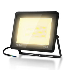 SWANEW LED Strahler, 20/30/50/100W LED Fluter, Warmweiß/Kaltweiß Außenstrahler, IP66 Scheinwerfer (kein Stecker)