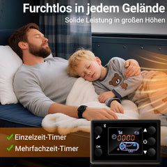SWANEW 12V 8KW Dieselheizung, Standheizung Diesel, Luft Dieselheizung, Diesel Lufterhitzer mit Bluetooth, LCD-Schalter