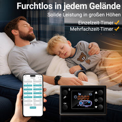 SWANEW 12V 8KW Dieselheizung, Standheizung Diesel, Luft Dieselheizung, Diesel Lufterhitzer mit Bluetooth, LCD-Schalter