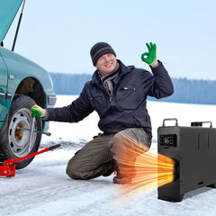 SWANEW 12V 8KW Dieselheizung, Standheizung Diesel, Luft Dieselheizung, Diesel Lufterhitzer mit Bluetooth, LCD-Schalter