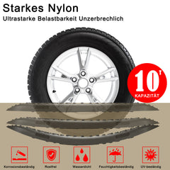 SWANEW 2 Stücke Sandbleche Offroad Traktionsmatte Kunstoff Anfahrhilfe Recovery Board Tracks mit Aufbewahrungstasche,10T Last für Geländewagen Wohnmobil PKW LKW