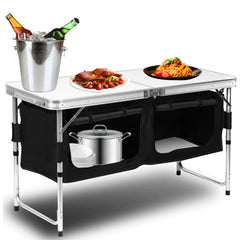 Campingküche höhenverstellbar