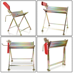 SWANEW Sägebock, Holzsägebock, Kettensägenhalter, Holzsägehilfe, bis 150 kg, 81×72×78,5 cm