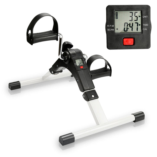 SWANEW Mini Bike Heimtrainer – Multifunktionaler Arm- & Beintrainer mit LCD-Display, einstellbarem Widerstand, rutschfest & kompakt für Zuhause, Büro & Reha