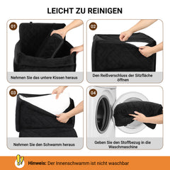 SWANEW Hundesitz auto, Hundeautositz, für Kleine Mittlere Hunde