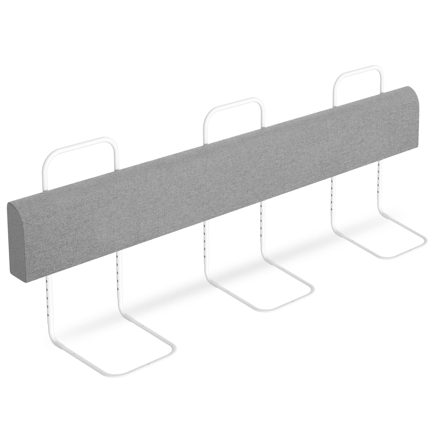 SWANEW Bettgitter Rausfallschutz 150/180/200cm , Verformbar Kinderbettgitter 5-Loch Höhenverstellbar, für Boxspringbetten und Kinderbett