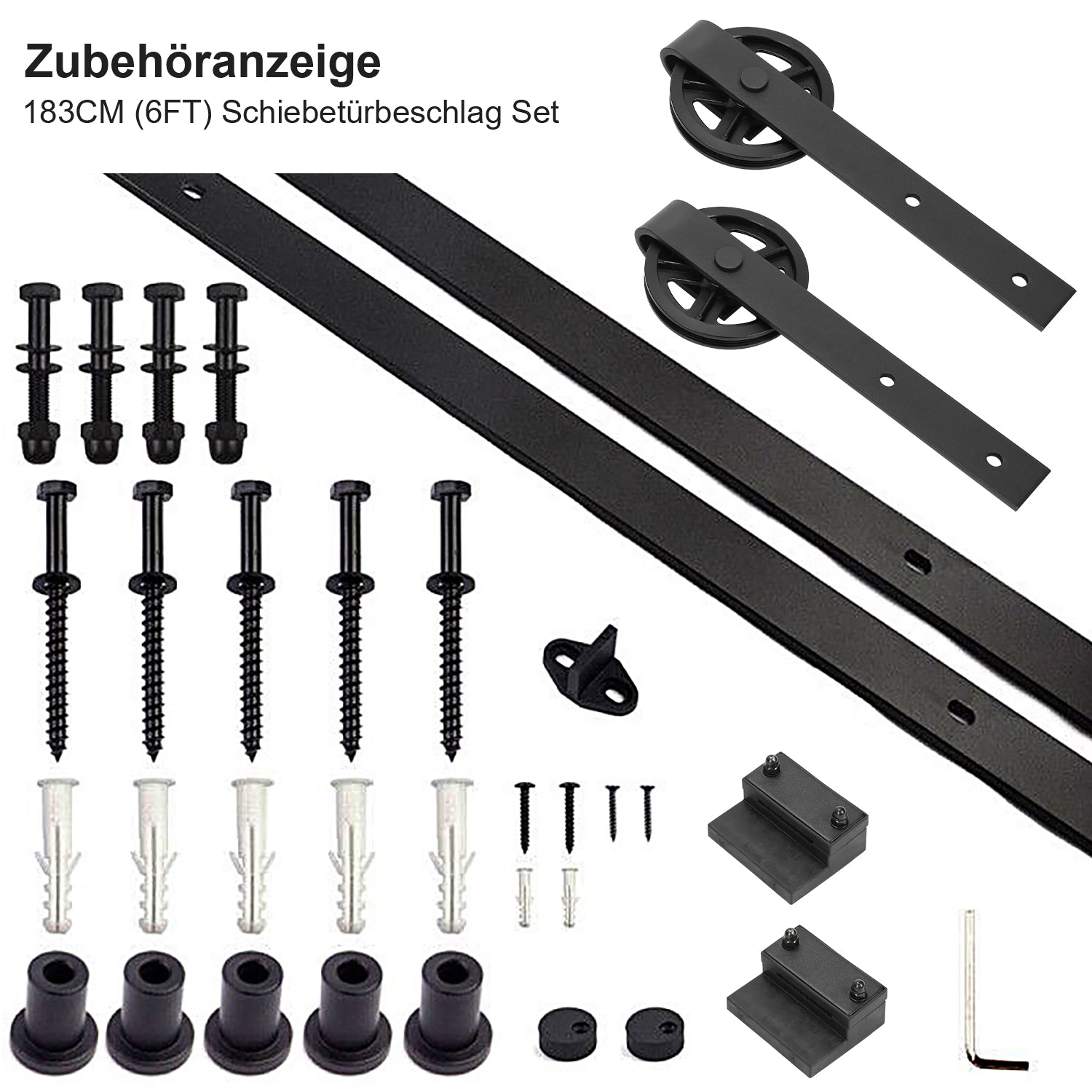 Schiebetürbeschlag Big Wheel 183/200 cm