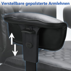 SWANEW Bürostuhl Chefsessel, Gaming Stuhl, Ergonomischer Schreibtischstuhl mit Lendenkissen
