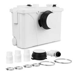 SWANEW 700W Hebeanlage, 190L/min Schmutzwasserpumpen mit niedrigem GerÀusch (39dB), Kleinhebeanlage, 4 in 1 Schmutzwasserpumpen