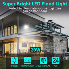 SWANEW LED Strahler, 20/30/50/100W LED Fluter, Warmweiß/Kaltweiß Außenstrahler, IP66 Scheinwerfer (kein Stecker)