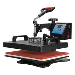 SWANEW 8 in 1 Transferpresse, Heißpresse 38x30cm, T-Shirtpresse