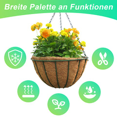 SWANEW Kokosmatte Winterschutz und Kälteschutz für Pflanzen I 1200g/㎡ Böschungsmatte mit Naturlatex I Baumschutz für kübelpflanzen