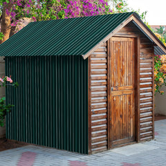 SWANEW Profilblech Trapezblech Dachplatten Wellblechplatten für Dach 129x46cm = 7m² Metall Dachblech Blech für Carport Gerätehaus