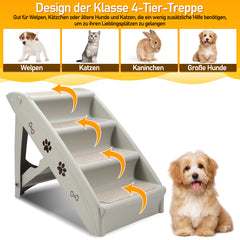 Hundetreppe klappbar 4 Stufen