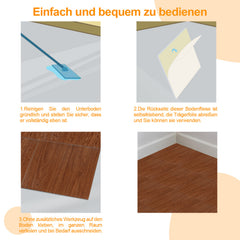 SWANEW PVC Bodenbelag Selbstklebend, Vinylboden, Vinyl Laminat, 30x30cm