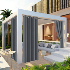 SWANEW Outdoor Vorhang, Garden Outdoorvorhänge, Sichtschutz & Sonnenschutz Outdoor Gardinen, mit Ösen