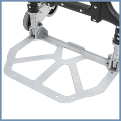 SWANEW Treppensteiger sackkarre klappbar, bis 75kg, Transportkarre extra Langer Teleskopgriff 100 cm, Aluminium treppensackkarre
