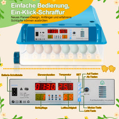 64 Eier Brutmaschine Vollautomatisch