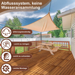 SWANEW Holzfliesen 30x30cm, Terrassenfliesen Akazienholz, Klicksystem Balkonfliesen, Gartenfliesen 6/12 Latten Zuschneidbar