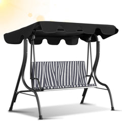 SWANEW Sonnendach, ersatzdach, Sonnenschutz, Hollywoodschaukel, Ersatz-Bezug 210x145cm