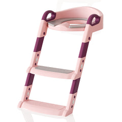 SWANEW Toilettentrainer Kinder, 3 in 1 Toilettensitz, mit Treppe Kissengriff WC Sitz