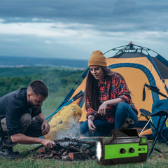SWANEW Kurbelradio, Solar Radio, Tragbare Notfallradio 4000mAh Wiederaufladbare Powerbank Batteriebetrieben mit LED Taschenlampe & Leselicht, SOS-Alarm fĂŒr Outdoor Camping