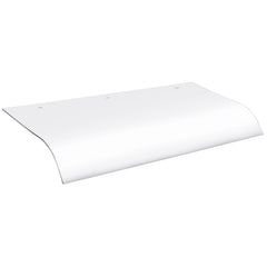 SWANEW Vordach für Haustür 40x80cm, Überdachung gekrümmt Pultvordach, Transparent Polycarbonat Haustürvordach, UV-resistent Regenschutz