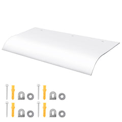 Transparent Polycarbonat Haustürvordach 40x80cm