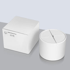 SWANEW Badlüfter Fan Rohrventilator 100mm mit Rückstauklappe Badezimmerlüfter Bad Rauchabzug Ventilator 130m³/h Rohrlüfter