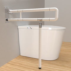 SWANEW WandstĂźtzgriff Toilette, Klappgriff Haltegriff Dusche, Rutschfeste WC Aufstehhilfe Sicherheitsgriff