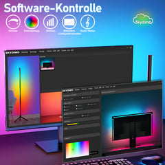 Neon LED Strip RGBIC Gaming PC Monitor Hintergrundbeleuchtung