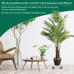 Pflanzenroller rund mit Handschuhen