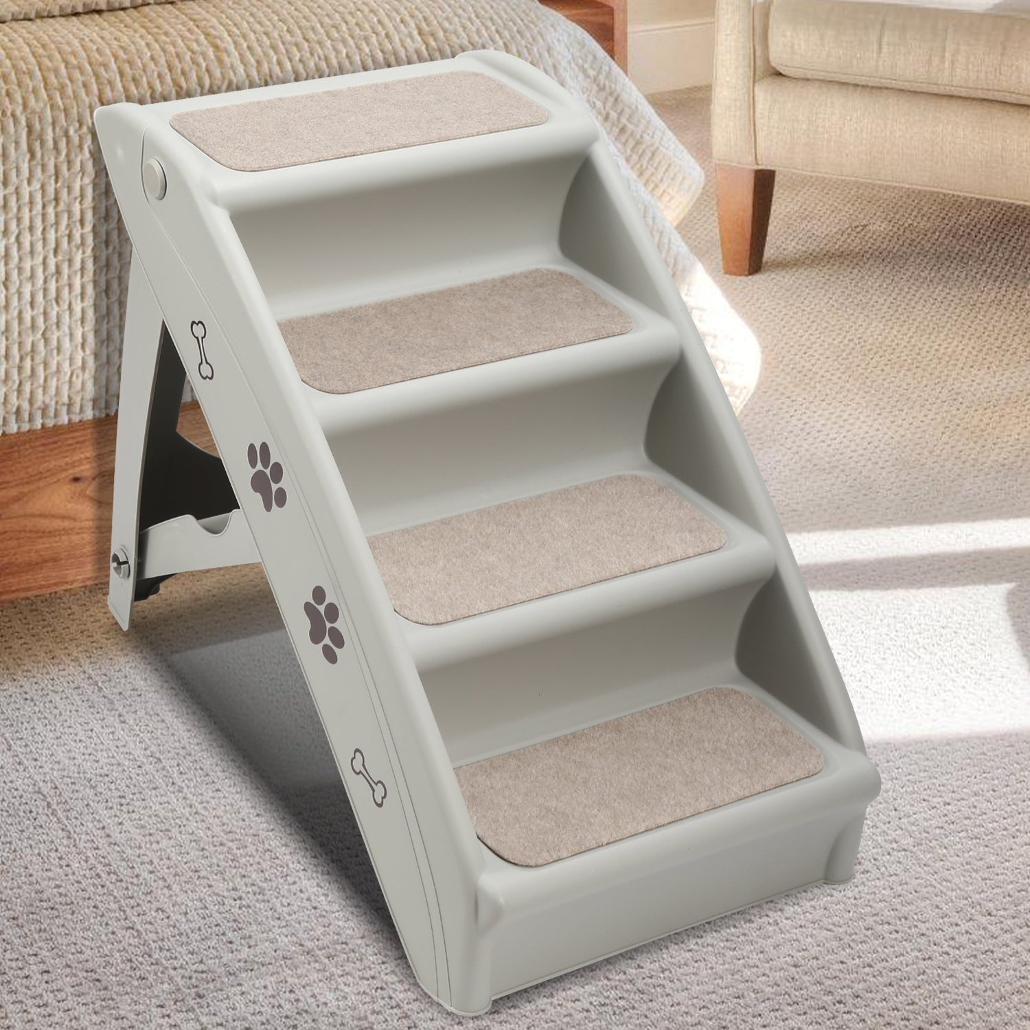 Hundetreppe klappbar 4 Stufen