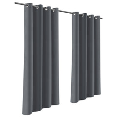 SWANEW Outdoor Vorhang, Garden Outdoorvorhänge, Sichtschutz & Sonnenschutz Outdoor Gardinen, mit Ösen