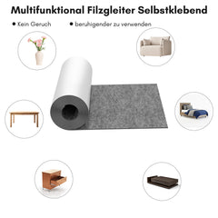 SWANEW Filz Selbstklebend, Filzgleiter, Filzplatte, für Van Innenraum