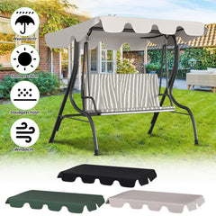 SWANEW Sonnendach, ersatzdach, Sonnenschutz, Hollywoodschaukel, Ersatz-Bezug 210x145cm