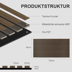 Akustikpaneele Holz