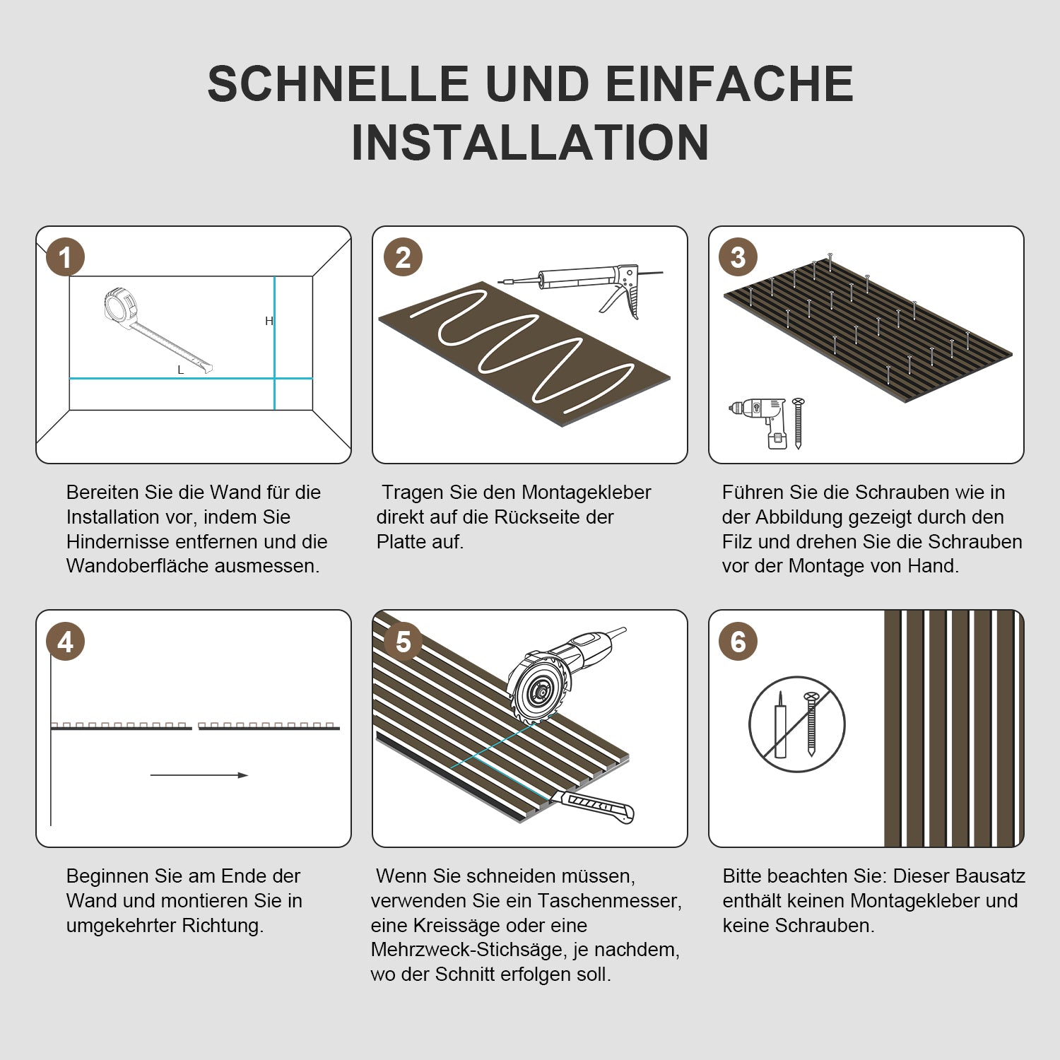 Akustikpaneele Holz