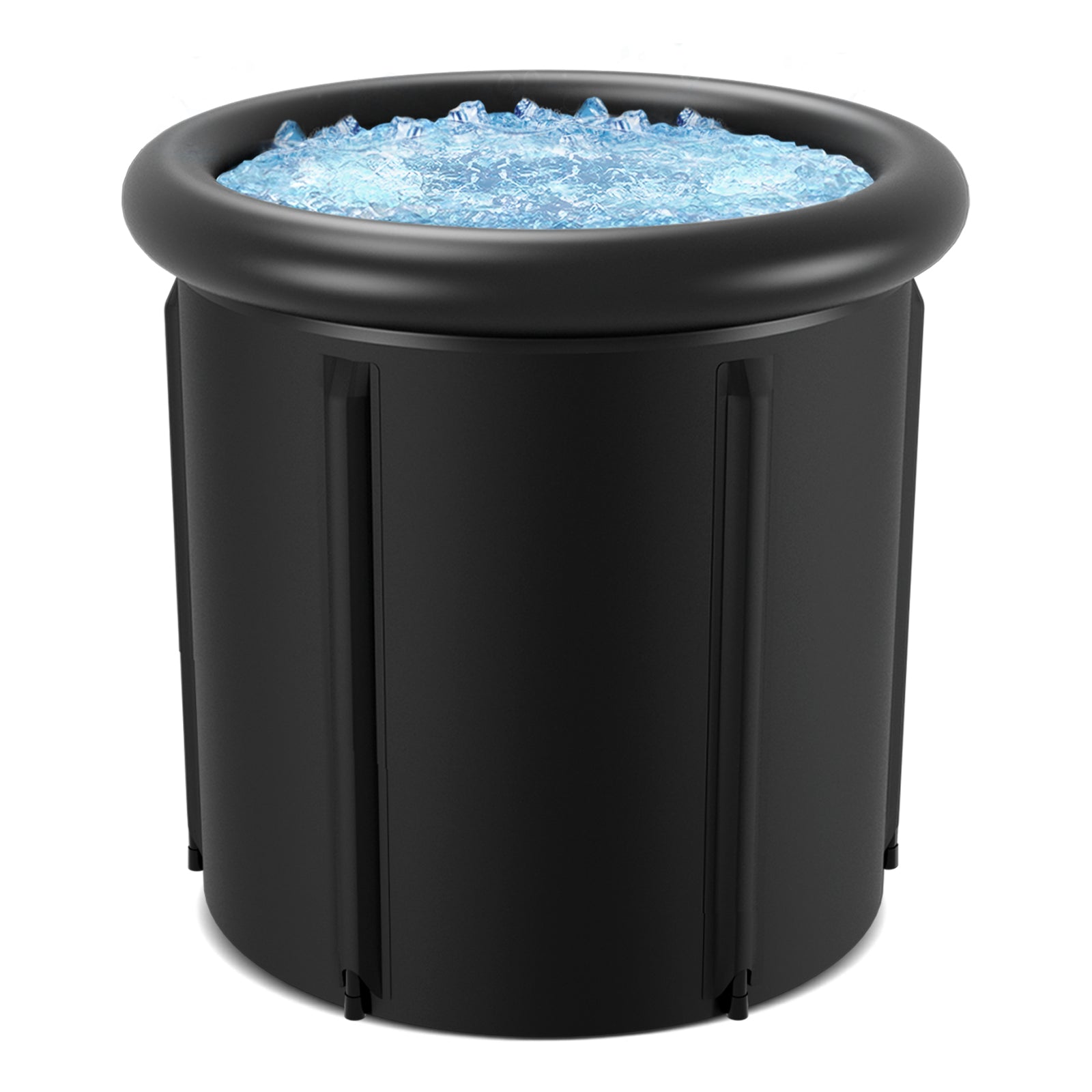 SWANEW Eisbad Eisbaden Tonne 80 cm, Faltbare Badewanne 390L, Kältetherapie Set mit 5 Isolierschichten, Aufblasbare Eistonne-Set für Zuhause