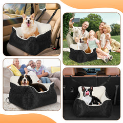 SWANEW Hundesitz auto, für Kleine Mittlere Hunde, Wasserdicht Hundeautositz