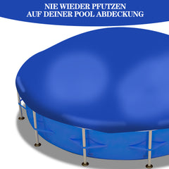 SWANEW Poolkissen Winter, Pool Luftkissen 120 x 120 cm
