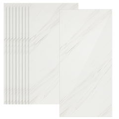 SWANEW Wandpaneel Marmoroptik 60x30cm, Klebefliesen Selbstklebende