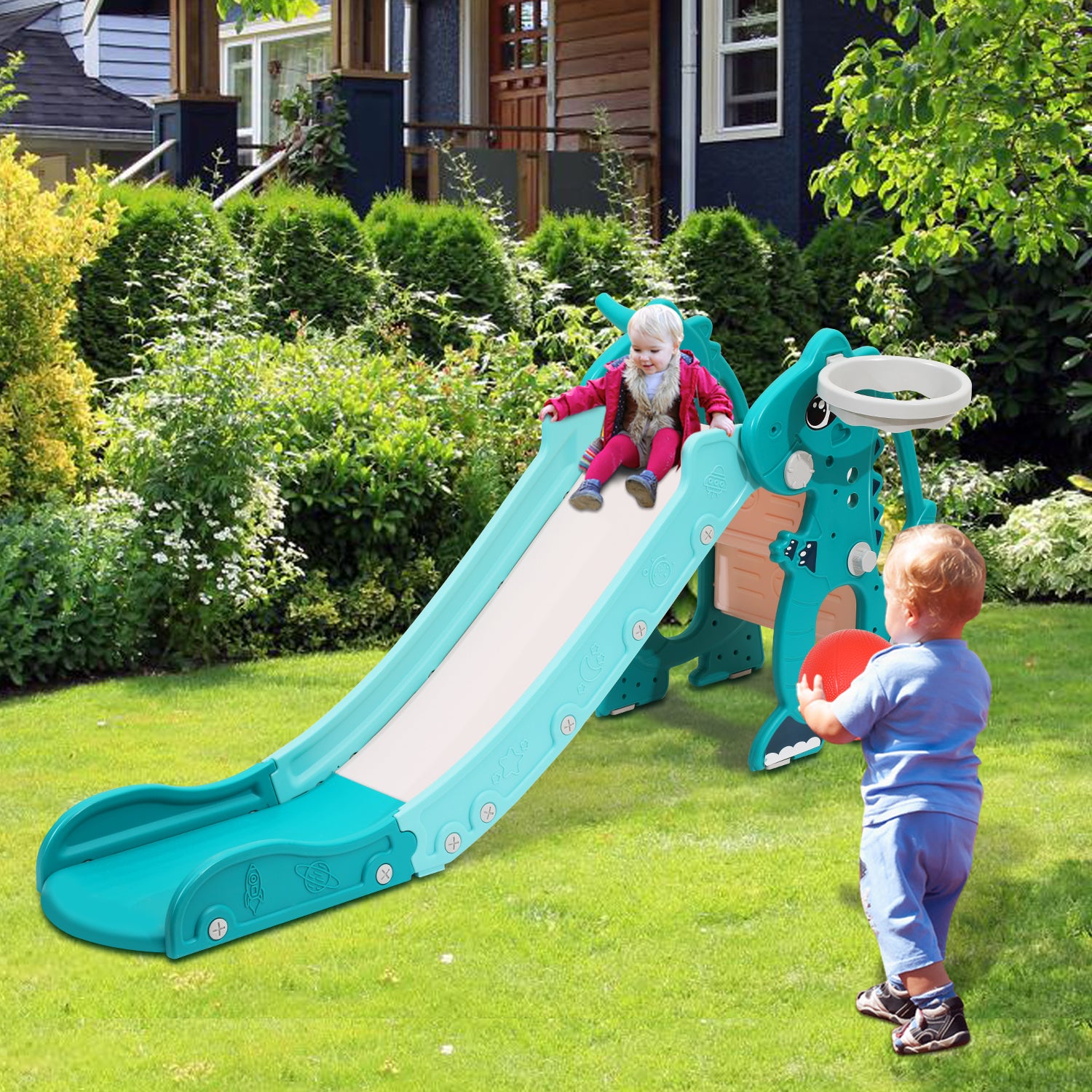 4-in-1 Kinderrutsche faltbar