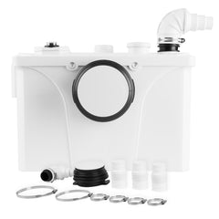 SWANEW 700W Hebeanlage, 190L/min Schmutzwasserpumpen mit niedrigem GerÀusch (39dB), Kleinhebeanlage, 4 in 1 Schmutzwasserpumpen