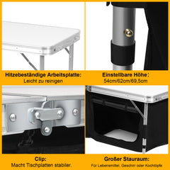 Campingküche höhenverstellbar